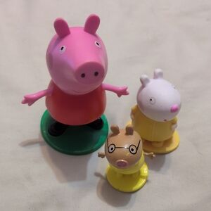 Peppa Pig Lot Of Figures Toys Cake Toppers Suzy Sheep Pedro Pony